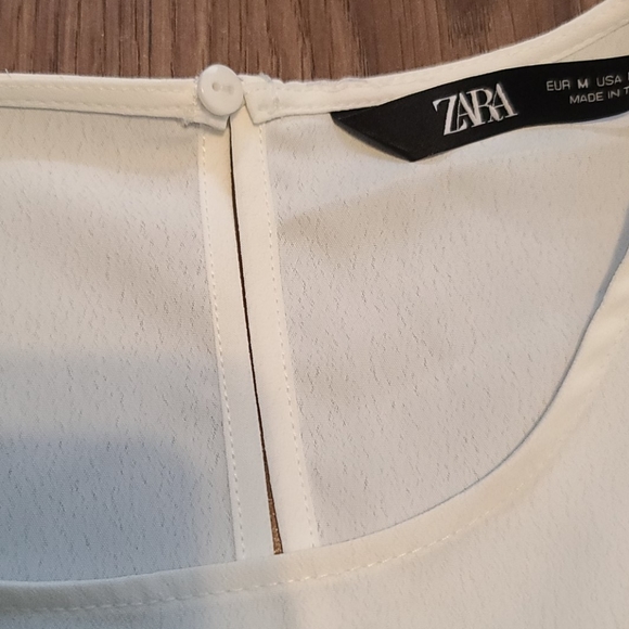 Zara - Pleated Hem Blouse - Picture 5 of 5